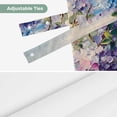 thumbnail image 6 of Purple Lavender Tie Up Valance Curtains for Windows, Kitchen Curtains Window Shades, Butterfly Flower Abstract Brush Artwork Light Filtering Roman Curtain Valances for Bedroom/Bathroom/Cafe 42"x18", 6 of 9