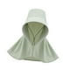 thumbnail image 5 of Sombrero con visera para el sol, visera de cola de caballo, protección solar ajustable, gorra de playa para pasear al perro Verde, 5 of 9