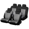 thumbnail image 1 of 9 piezas instaladas en todos los asientos y parte trasera, aptas para camioneta SUV-gris, 1 of 5