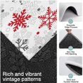 thumbnail image 3 of White Christmas Snowflake Pattern Kitchen Rugs Sets Of 3,Kitchen Runner Rugs Non Skid Washable,Decorative Kitchen Floor Mats for Kitchen,Sink,Laundry,17"x30"+ 17"x47" + 17"x59", 3 of 6