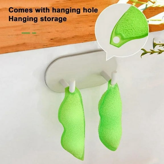 Beans Bottle Cleaning Sponge Kitchen Cup Clean Brush Reuseable Glass Gadget