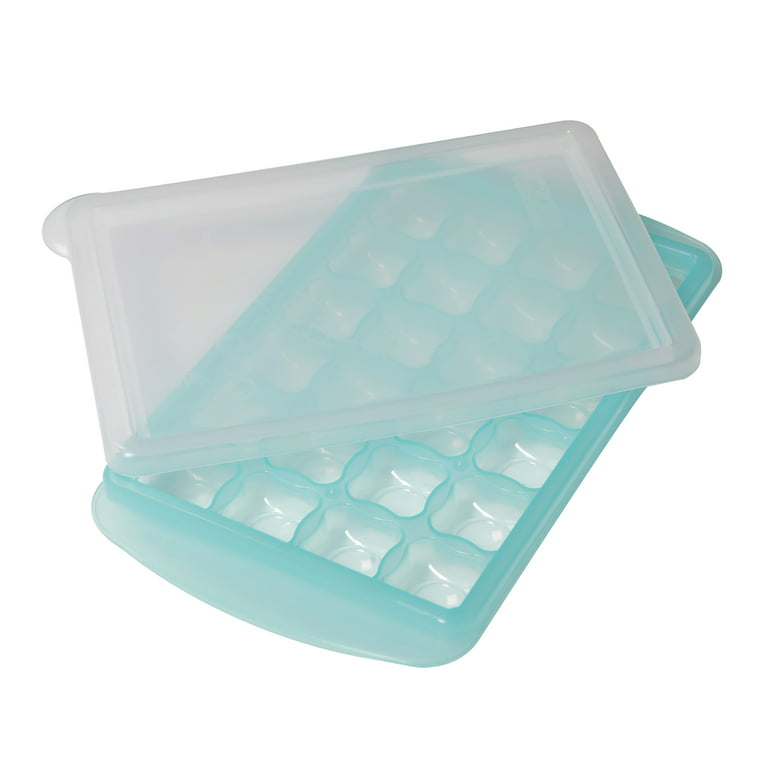 Pop-Out Silicone Ice Cube Tray with PP Lid - 4 Pack - Blue / Green, Shop  Today. Get it Tomorrow!