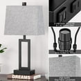 thumbnail image 2 of Set of 2 Touch Table Lamps,3 Way Dimmable with 2 USB Ports, 2 of 10