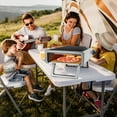 thumbnail image 7 of Pizza Oven 12 Inch Gas Powered Outdoor Oven Portable Outdoor Oven Adjustable Temperature Recipe Tote Shovel Camping Party Cooking, 7 of 7