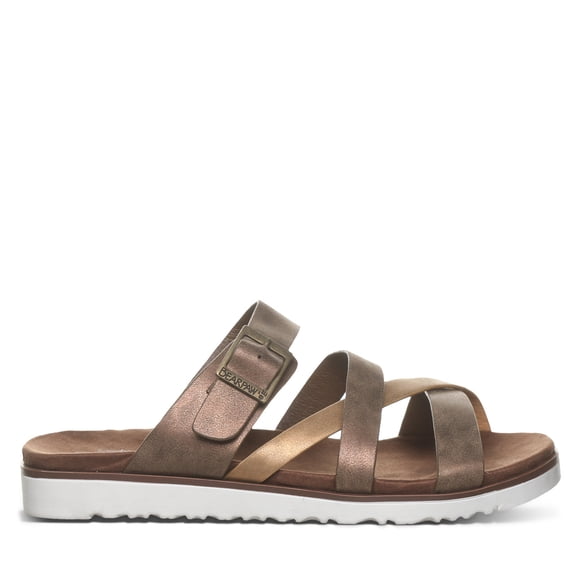 BEARPAW Women's Rhodes Brown Size 6 | Women's Sandal | Women's Shoe | Comfortable & Lightweight