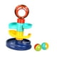 thumbnail image 5 of Pista de bolas rodantes, juguetes de bolas giratorias, habilidades motoras de león, rampa y pelota de caída, rampa de pelota de juguete para 3 capas, 5 of 9