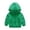 1-72Green243, variant on CAIVO Toddler Kids Girls Boys Drawstring Hooded Comfortable Tops Loose Long Sleeve Blouse Soild With Pocket Sweatshirt Coats Leisure Jackets