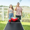 thumbnail image 5 of GoPong 8-Foot Portable Folding Beer Pong / Flip Cup Table (6 Balls Included) - Black, 5 of 6