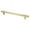 Modern Brushed Gold, variant on 224 mm Center to Center Radial Reign Cabinet Pull, Matte Black