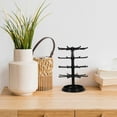 thumbnail image 4 of unbranded Exhibidor De Joyas Negro Giratorio Con Soporte De Dos Niveles Para Collares Y Pendientes, 4 of 8