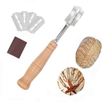 Bread Lame with 5 Replacement Blades,Hand Crafted Bread Lame Dough Scoring Tool,Sourdough Bread Baking Supplies,Bread Knife