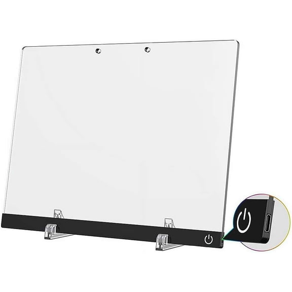 Rechargeable LED Drawing Board, LED Note Board with Colors,Light Up Acrylic Dry Erase Boards with Stand, Back-to-school Gift Gift Toy for Kids Girls