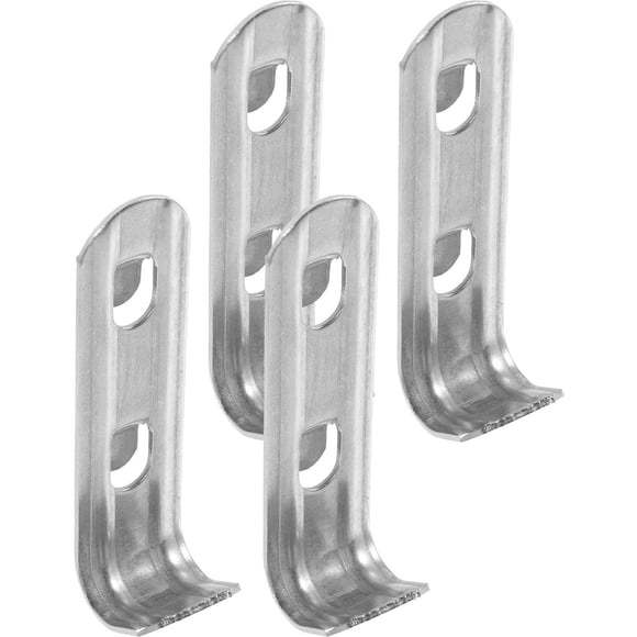 SHOWERORO 4Pcs Heavy Duty Stainless Steel Freezer Shelf Clips Refrigerator Support Clamps