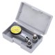 thumbnail image 1 of Kit de herramientas para medir indicadores de cuadrante de palanca de precisión de 0,01 mm con estuche gris, 1 of 15