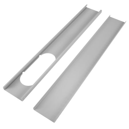 2Pcs 130CM/51Inches Adjustable Window Slide Kit Plate Spare Parts For Portable Air