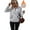 Gray, variant on Cuteduck Women's plush sweatshirt long sleeve half zip pullover Top Winter Fleece hoodie S-2XL
