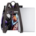 thumbnail image 3 of Goofa The Nightmare Before Christmas Pattern Leather Backpack Purse for Women Fashion Multipurpose Design Handbag Ladies Shoulder Bags Travel Backpack, 3 of 4