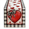 thumbnail image 1 of Valentine'S Day Table Runner,Red Heart Polka Dots 33 X 275cm B, 1 of 5