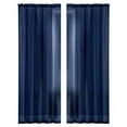 thumbnail image 2 of Cqxid Rideau à Moins de 10$ Décoration Maison Rideaux de Fenêtre Drapé 2 Pcs Panneaux Textiles Maison, 2 of 9