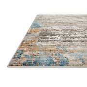 Loloi II Bianca Collection BIA-07 Ash / Multi, Abstract Area Rug 2'-8 x 4'