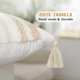 thumbnail image 3 of Set of 2 Boho Lumbar Decorative Throw Pillow Covers for Bed Bedroom Neutral Accent Cushion Cover Tufted Woven Pillow Case, 12X20, Khaki and Cream Whit, 3 of 4