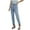 Blue, variant on Bigersell Loose Jeans for Women Juniors Jeans Clearance Low Waisted Jeans Ladies Slim Boot Cut Denim Pants Distressed Black Jeans Female Straight High Waist Cropped Pants Style J-110 Blue S