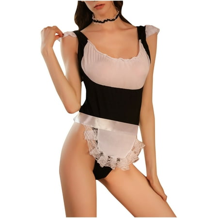 WIZUTIZ Sexy Lingerie for Women with Panty Two Piece Honeymoon Underwear Corset Women Lady Sexy Lingerie Lace Bralette Two Piece Set Lace Taste Passion Online Sh