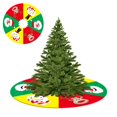 thumbnail image 3 of Falda de árbol de Navidad, decoración de Año Nuevo, adornos de falda de árbol, suministros festivos para fiesta, 42CM, 1 ud., novedad de 2022, 3 of 4