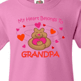 thumbnail image 4 of Inktastic Heart Belongs to Grandpa Youth T-Shirt, 4 of 5