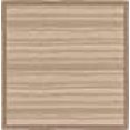 thumbnail image 3 of Unique Loom Collection Bordure Extérieure Tapis Marocain Intérieur & Extérieur Décontracté à Rayures, 6 Pi x 6 Pi, Marron/beige, 3 of 10