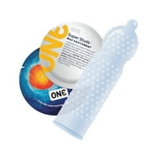 ONE Super Studs, Studded Lubricated Condoms, Latex, 12 Pack