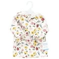 thumbnail image 2 of Hudson Baby Infant Girl Mink with Faux Fur Lining Pool and Beach Robe Cover-ups, Soft Painted Floral, 18-24 Months, 2 of 2