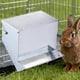 thumbnail image 5 of Dispensador de comida para mascotas robusto con integrado, adecuado para jaulas, conejos y otros animales pequeños como erizos., 5 of 9