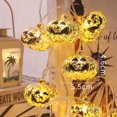 thumbnail image 3 of DYstyle Halloween Indoor Party Bar Halloween Decoration Skeleton Skull String Lights LED Pumpkin Lights Waterproof Battery Operated Halloween Lights, 3 of 5