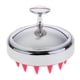 thumbnail image 4 of Cepillo de champú ador de cuero cabelludo, cepillo de macrón, cepillo pa de de cabello, peine de silicona suave pa Plata Baoblaze Cepillo del champú del masajeador del pelo, 4 of 8