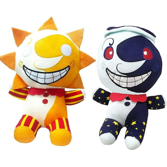 Sundrop FNAF Plush, 2pcs Sundrop and Moondrop Plush for Girls and Boys Festive and Decorative Gifts (2 pcs)