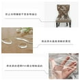 Clear Plastic Chair Slipcovers Waterproof Dining Chair Covers PVC