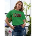 thumbnail image 2 of Good Luck Shaped T-Shirt Women -Image by Shutterstock, Female Large, 2 of 4