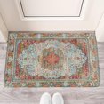 thumbnail image 2 of Boho Light Brown Vintage Country Patterned Carpet Welcome Door Mat Decorative Doormat Farmhouse Low-Profile Floor Rug Switch Mat for Home Indoor Outdoor Decorations 17 X 30 Inch, 2 of 6