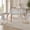 Table*4 Gray Chairs Gold Leg, variant on Sumdeal Modern 5-Piece Dining Set, 63-Inch Oval Tempered Glass Table with 4 Gray PU Leather High-Back Chairs, Gold Legs