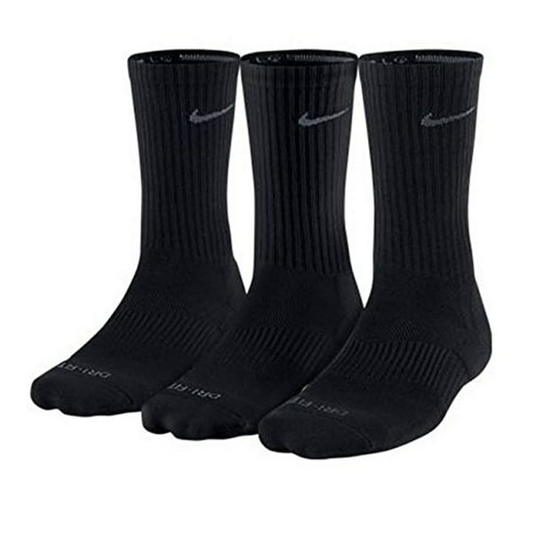 Kenia speelgoed Spit Unisex Nike Dry Cushion Crew Training Sock (3 Pair) (Black, Small) -  Walmart.com
