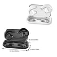 thumbnail image 2 of Methold Auriculares Bluetooth con ganchos abiertos para los auriculares inalámbricos de los auriculares de botón de la conciencia situacional Cables de audio/vídeo negro, 2 of 6