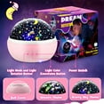 thumbnail image 2 of Unicorn Night Light Projector for Kids, Star Projector Rotating Galaxy Light for Kids Room, Birthday Gifts for 3-12 Year Old Boys Girls, Unicorn Toys Gifts for Girls 3 4 5 6, 2 of 9