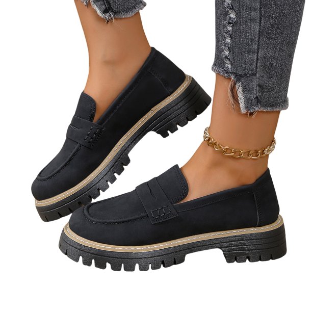 Mocasines Cómodos para Zapatos Suela Gruesa Con Plataforma Ortopédica Antideslizantes Transpirables Combinados Viajes Al Aire Libre