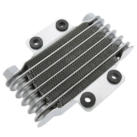 Motorcycle Engine Cooling Radiator 85Ml Universal Silver Aluminum for 100Cc-250Cc Motorcycle Dirt Bike Atv