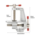 thumbnail image 4 of FLAMEEN Hobby Vise, Vise Hobby Table Craft, Aluminum Alloy For Small Work Hobby Jewelry DIY, 4 of 8
