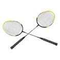 thumbnail image 1 of Outdoor Badminton Racquet, Non Slip Comfortable Grip Fashionable Stable Badminton Racket Lightweight 1 Pair  for Sports Hall for Training, 1 of 8