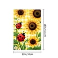 thumbnail image 4 of Amhnf Sunflower And Ladybug Garden Flag For Home Outdoor Garden Yard Decor 12x18 inch, 4 of 5