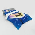 thumbnail image 3 of Ambesonne Cartoon Bedding Set 3 Pcs, Cat, Twin, Yellow Blue, 3 of 3