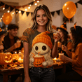 thumbnail image 4 of Qzwdhjm Halloween Shirt for Women Short Sleeve Pumpkin Graphic Tees Crewneck Comfy Casual Plus Size Top for Halloween Night Out, 4 of 7
